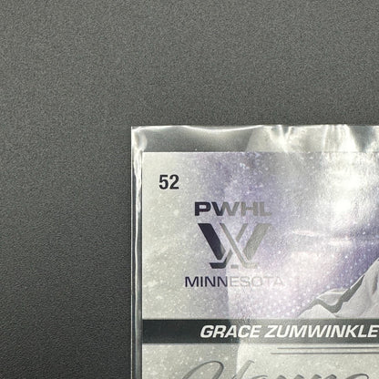 2024-25 Upper Deck PWHL GRACE ZUMWINKLE #52 Young guns RC - 1st EDITION!