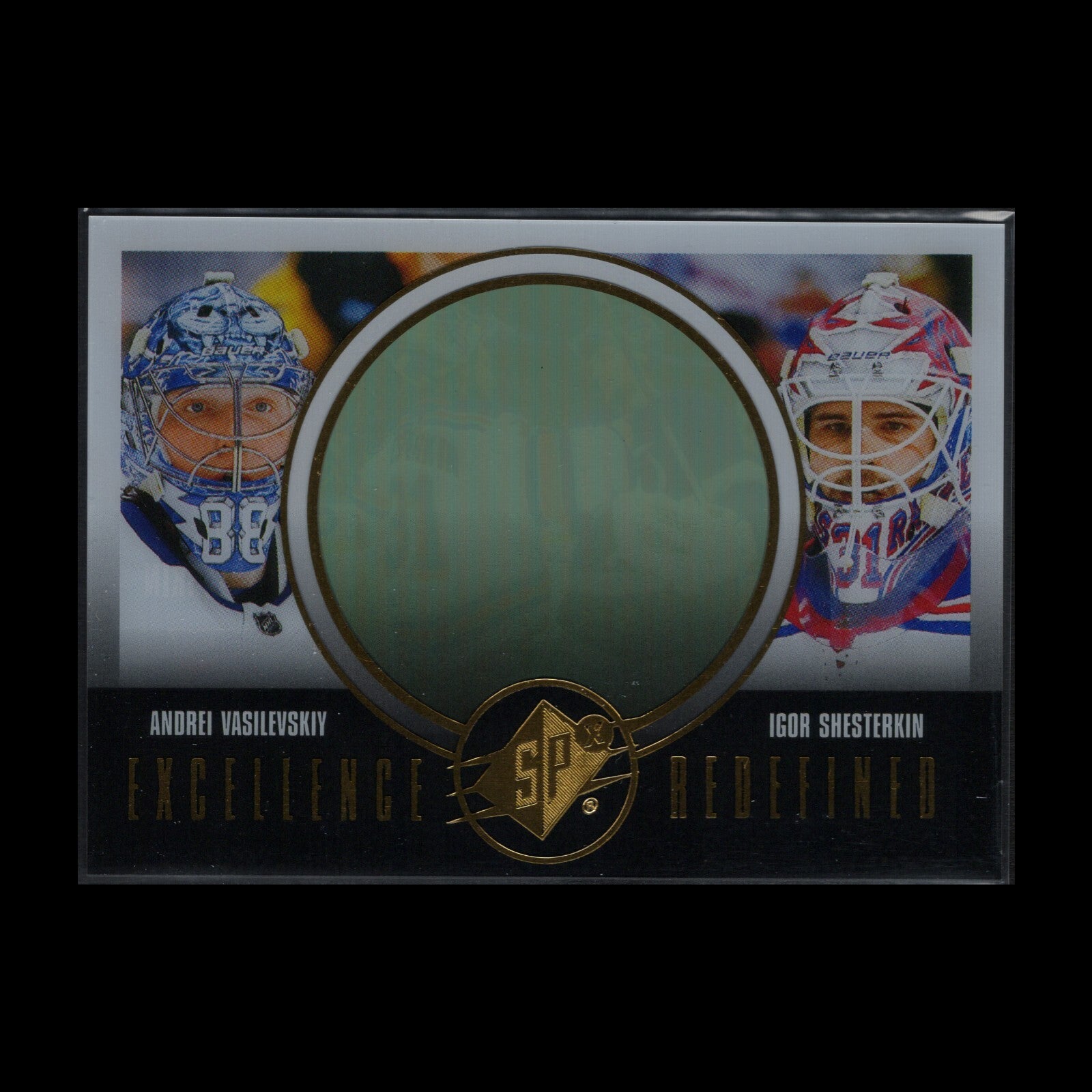 2024-25 UD SPx ANDREI VASILEVSKIY / IGOR SHESTERKIN #EX-2 Excellence Redefined