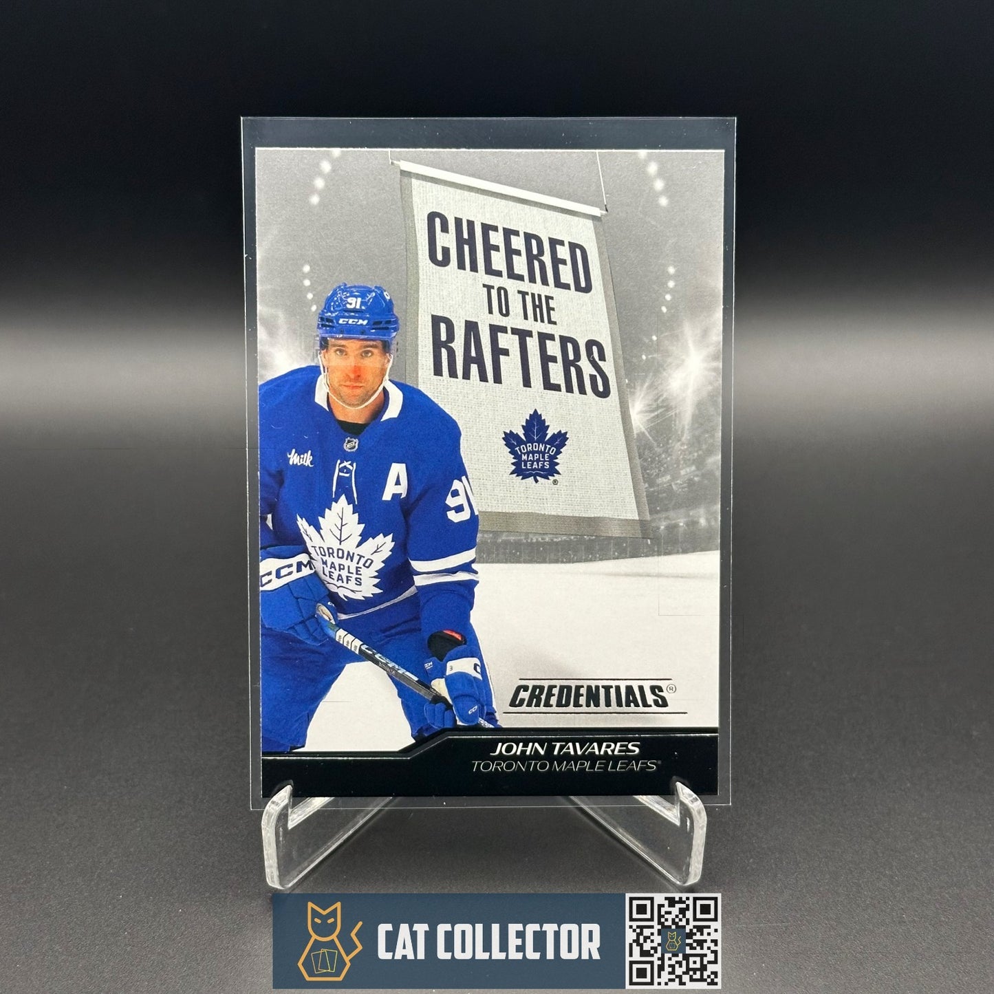 2024-25 UD Credentials JOHN TAVARES #CR-JT Cheered to the Rafters