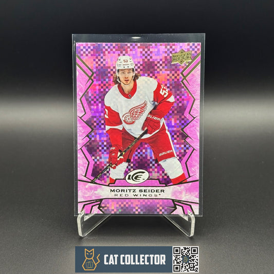 2022-23 UD Ice MORITZ SEIDER #56 Pink - Detroit Red Wings