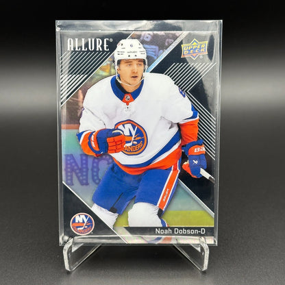 2024-25 UD Allure NOAH DOBSON #44 Black Rainbow - NY Islanders