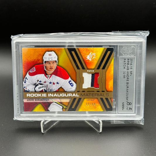 2014-15 UD SPx ANDRE BURAKOVSKY #RPM-AB Rookie Inaugural Materials /99 Patch