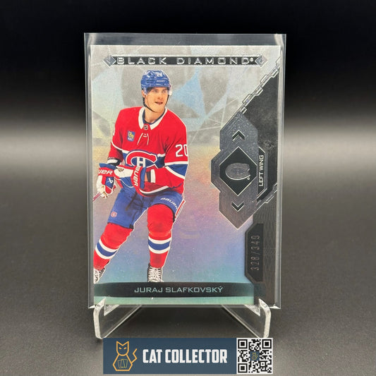 2022-23 UD Black Diamond JURAJ SLAFKOVSKY #BDB-JS Rookie RC /349