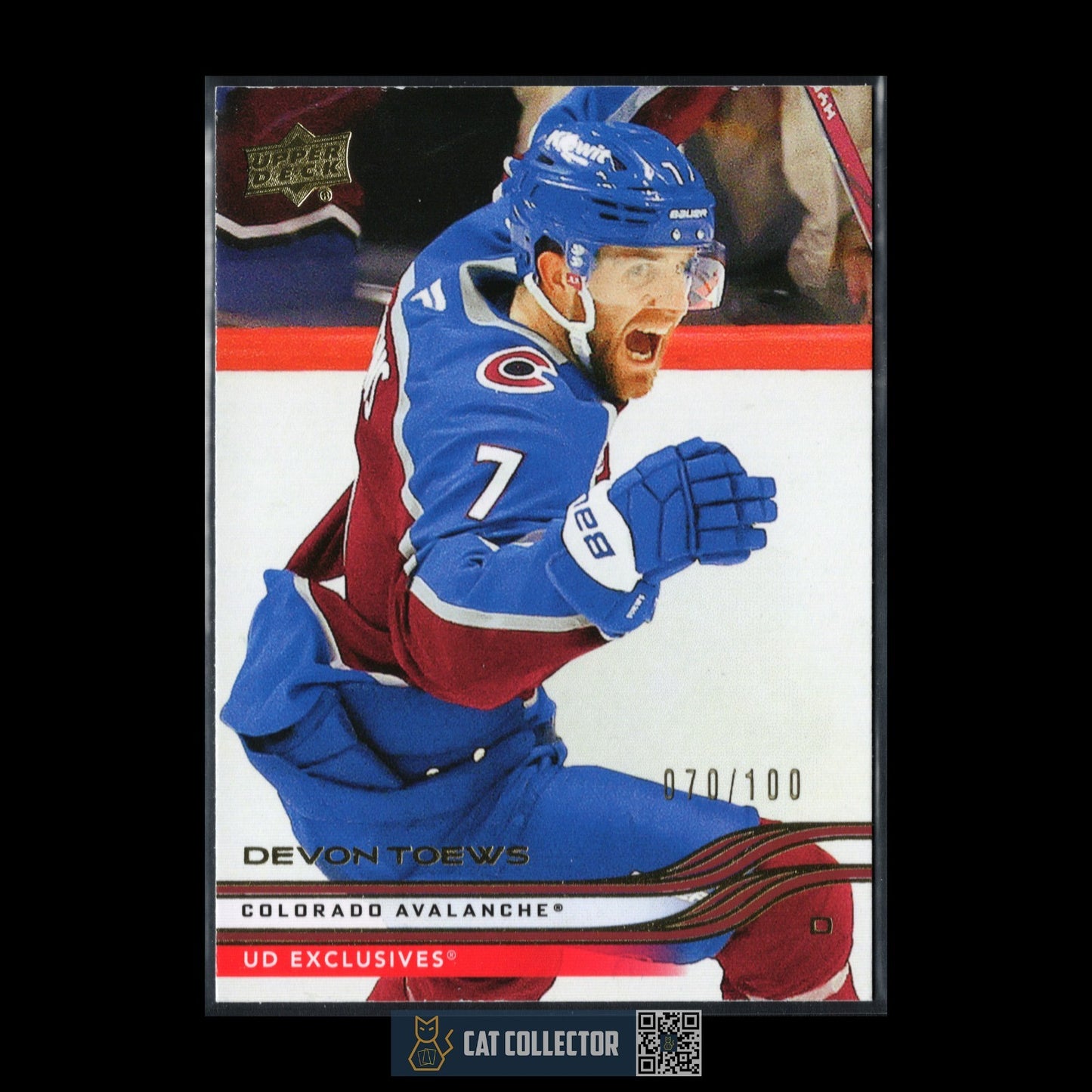 2025-26 UD Series 1 DEVON TOEWS #38 UD Exclusives /100