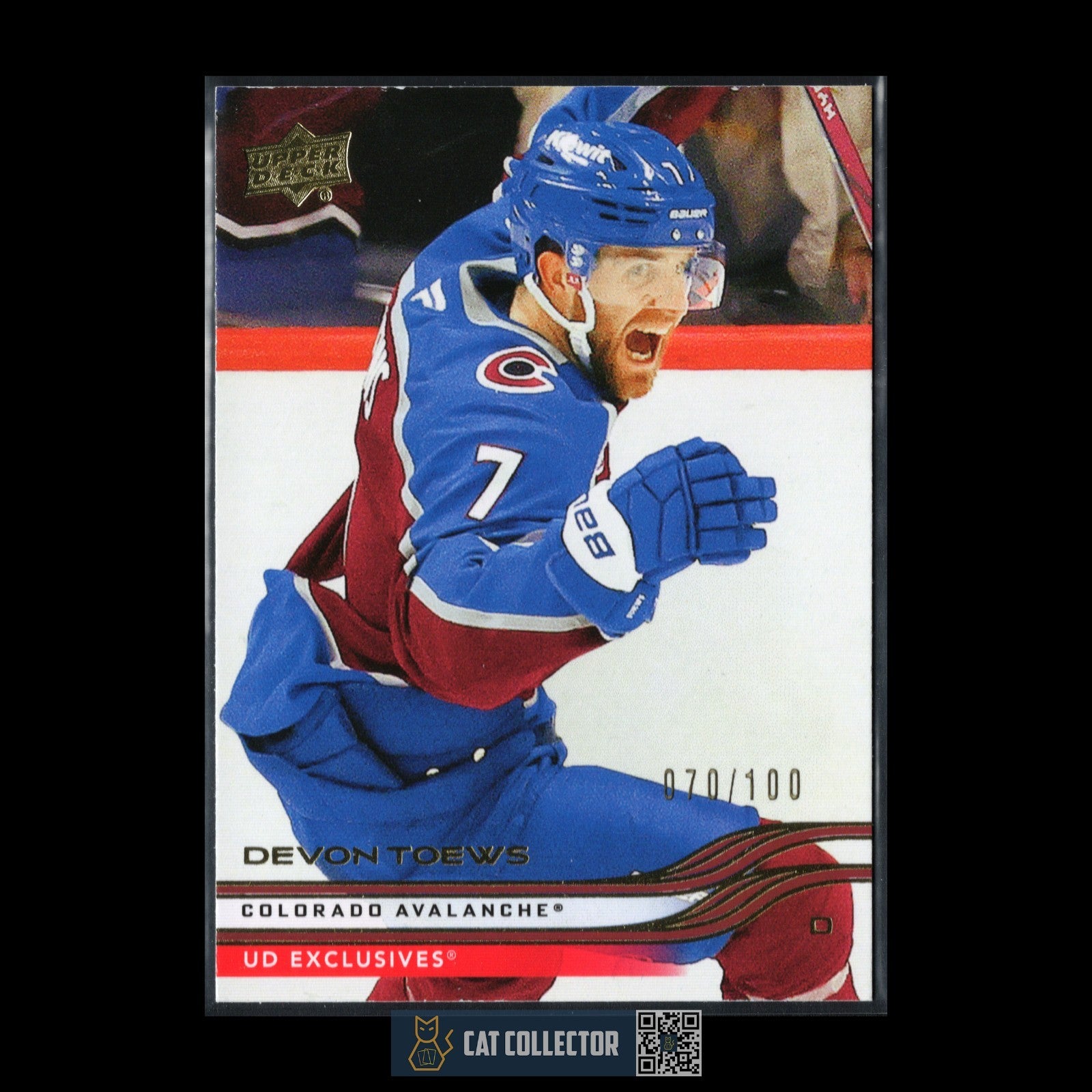 2025-26 UD Series 1 DEVON TOEWS #38 UD Exclusives /100