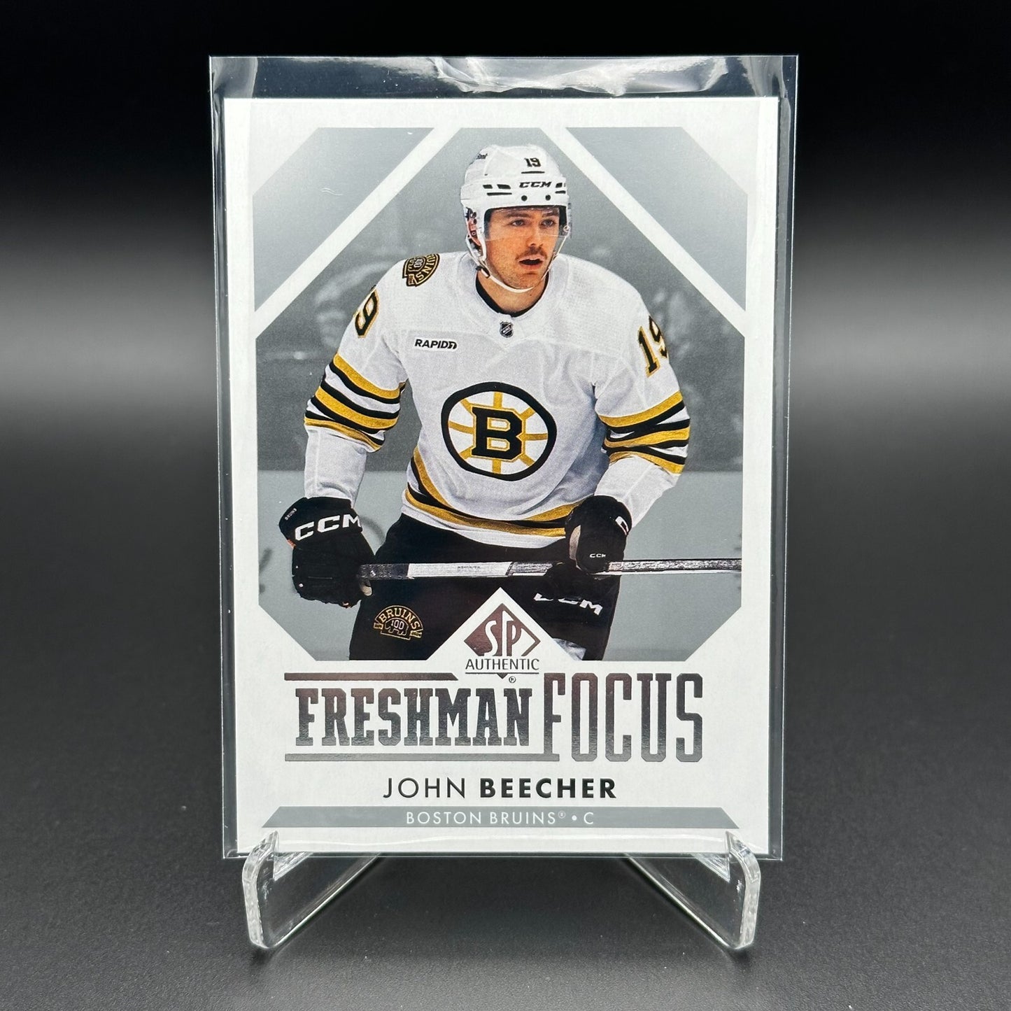 2023-24 UD SP Authentic JOHN BEECHER #FF-44 Freshman Focus RC - Boston Bruins