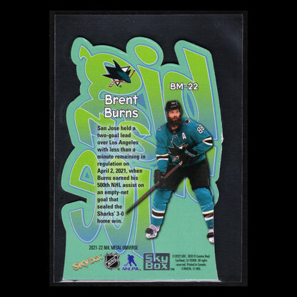 2021-22 Skybox Metal Universe BRENT BURNS #BM-22 Big Man on Ice