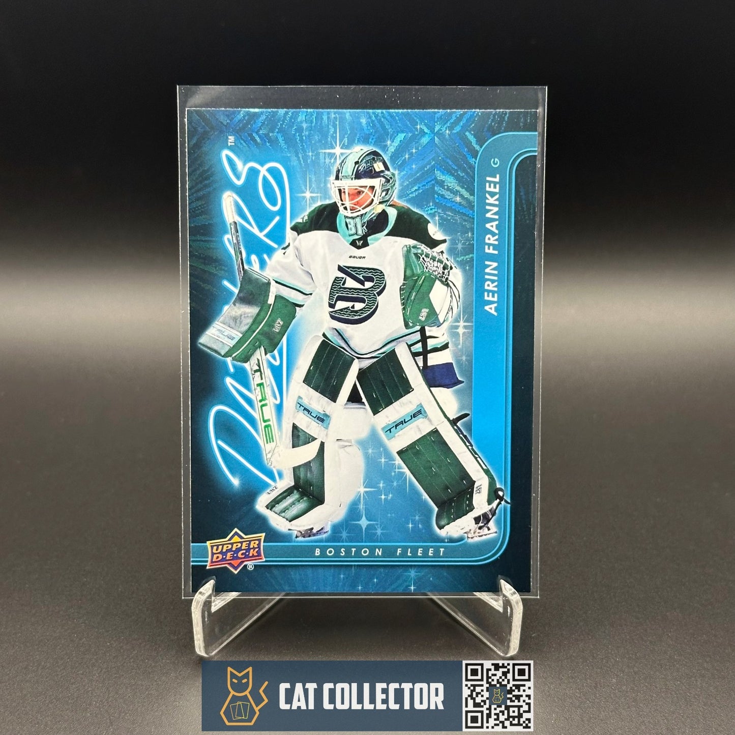 2024-25 UD PWHL AERIN FRANKEL #DZ-10 Dazzlers Blue - Boston Fleet