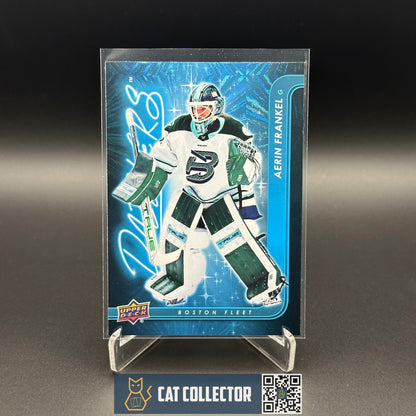 2024-25 UD PWHL AERIN FRANKEL #DZ-10 Dazzlers Blue - Boston Fleet