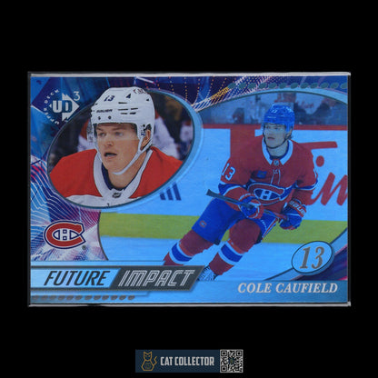 2024-25 UD Extended series COLE CAUFIELD #UD3-20 Future Impact