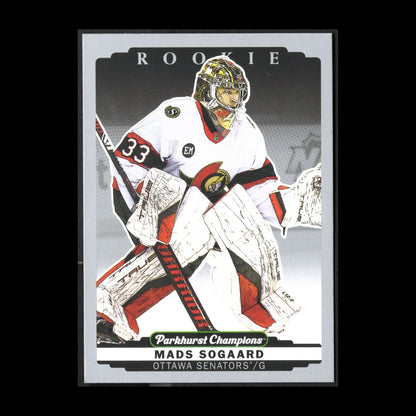 2022-23 UD Parkhurst Champions MADS SOGAARD #268 Silver Rookie RC