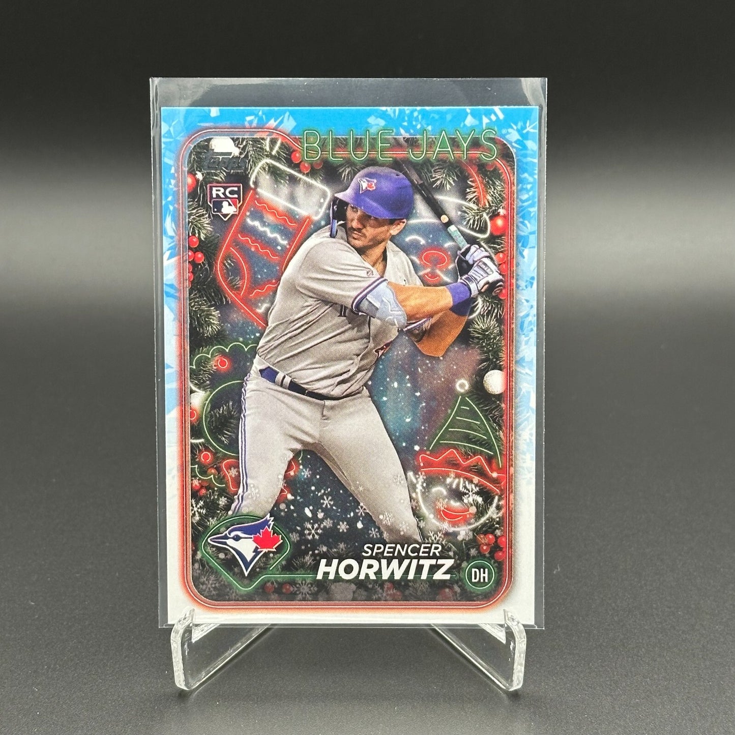 2024 Topps Holiday SPENCER HORWITZ #H76 RC - Toronto Blue Jays