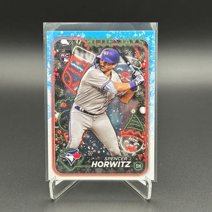 2024 Topps Holiday SPENCER HORWITZ #H76 RC - Toronto Blue Jays