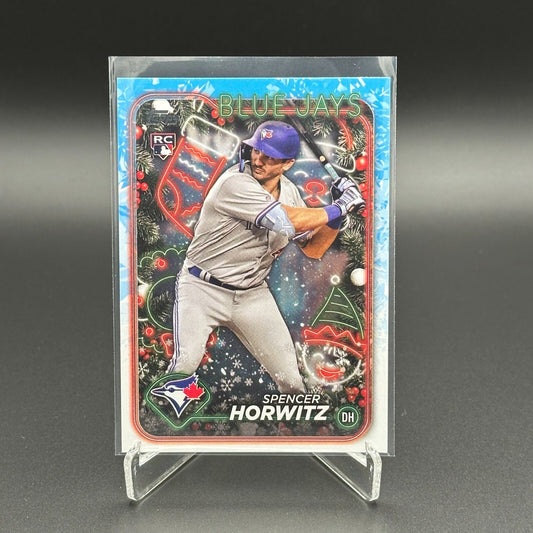 2024 Topps Holiday SPENCER HORWITZ #H76 RC - Toronto Blue Jays