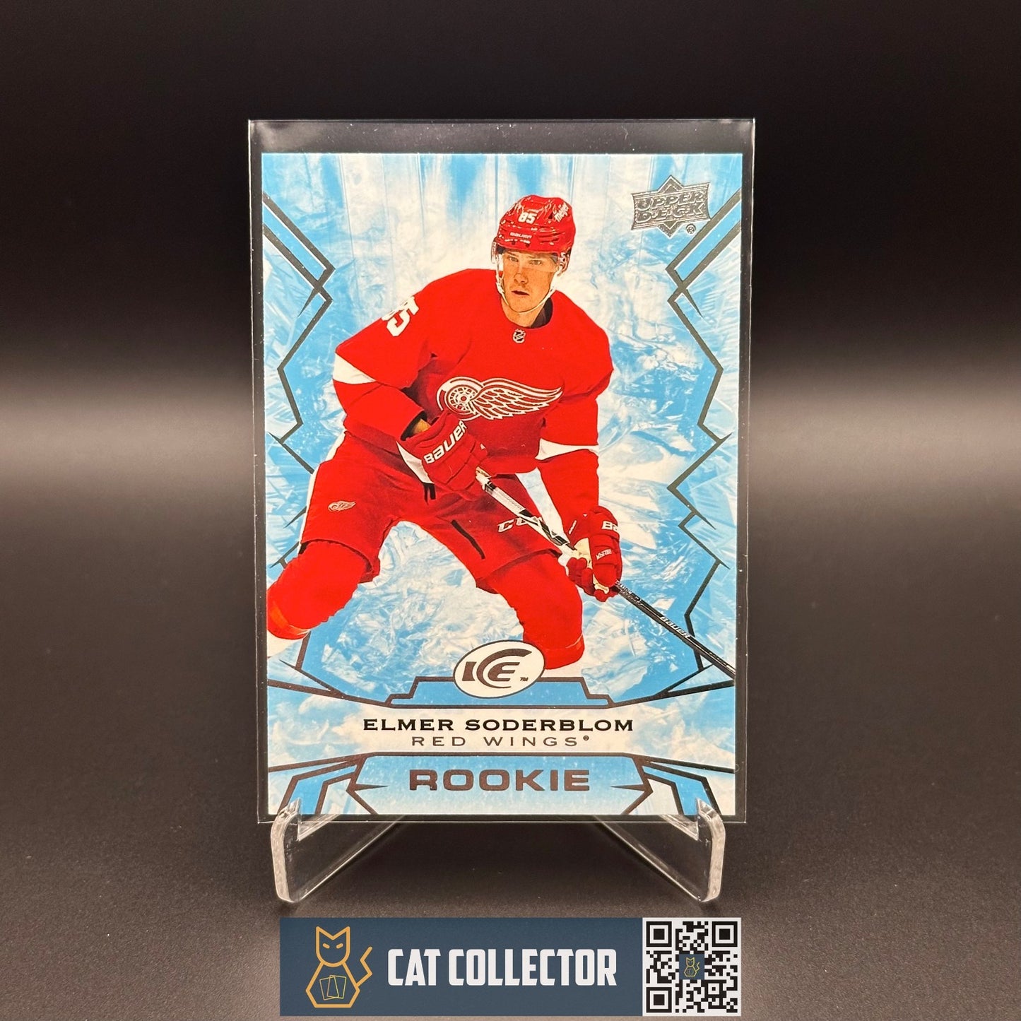 2022-23 UD Ice ELMER SODERBLOM #124 Rookie RC - Detroit Red Wings