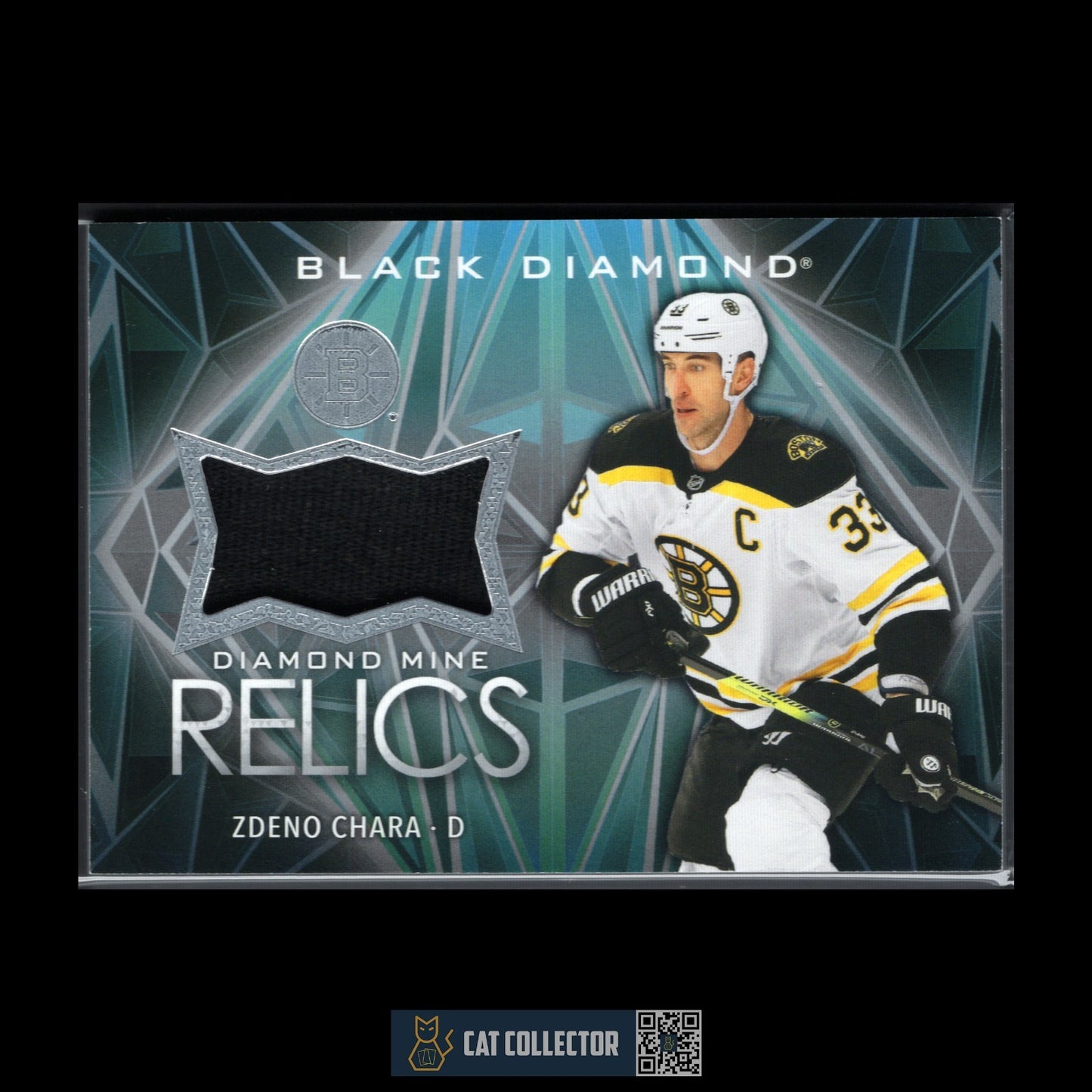 2024-25 UD Black Diamond ZDENO CHARA #DMR-ZC Diamond Mine Relics Jersey