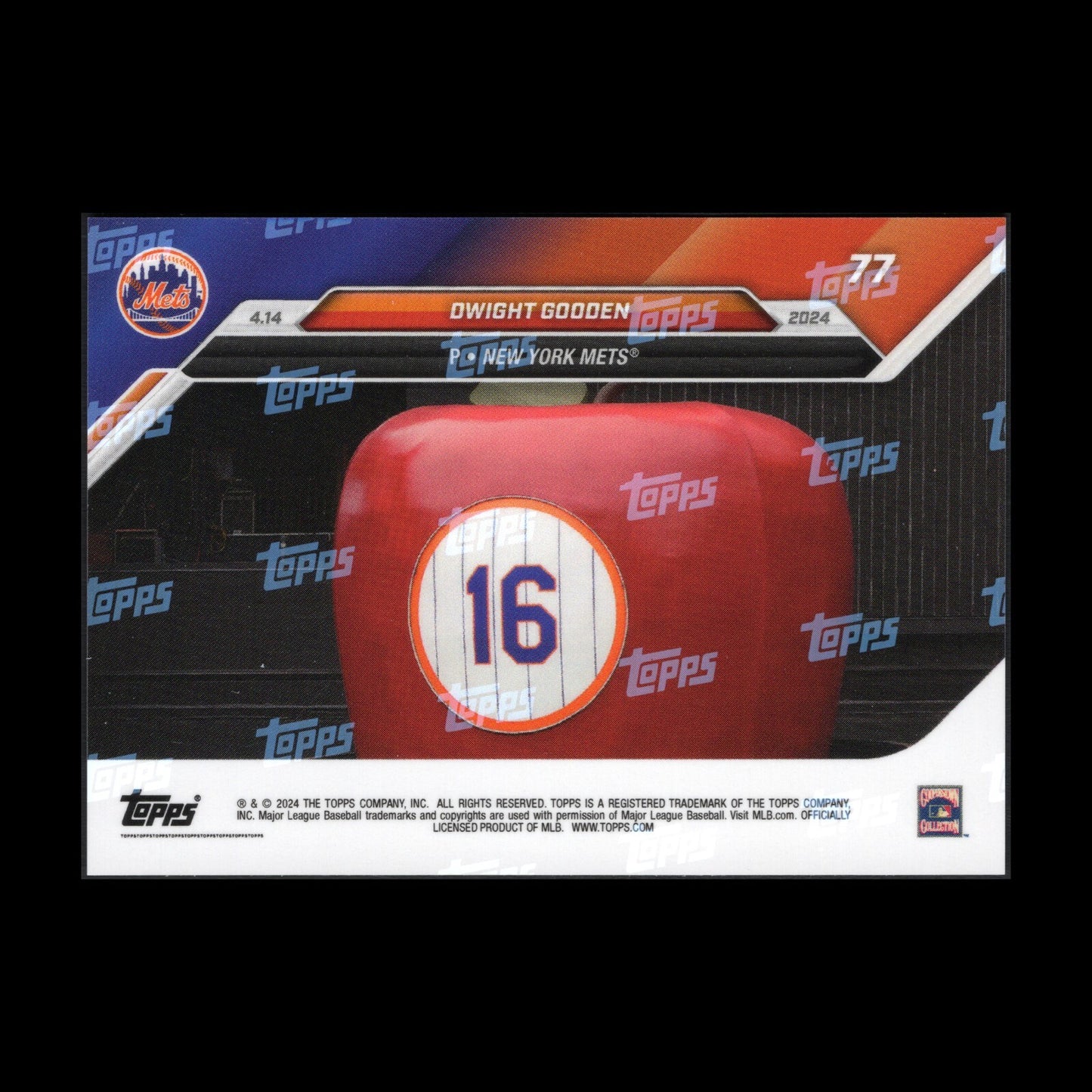 2024 Topps Now DWIGHT GOODEN #77 - New York Mets ** ONLINE EXCLUSIVE**