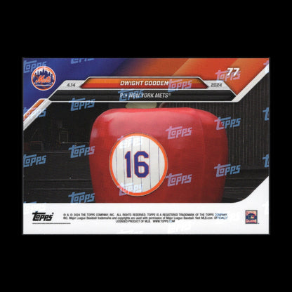 2024 Topps Now DWIGHT GOODEN #77 - New York Mets ** ONLINE EXCLUSIVE**