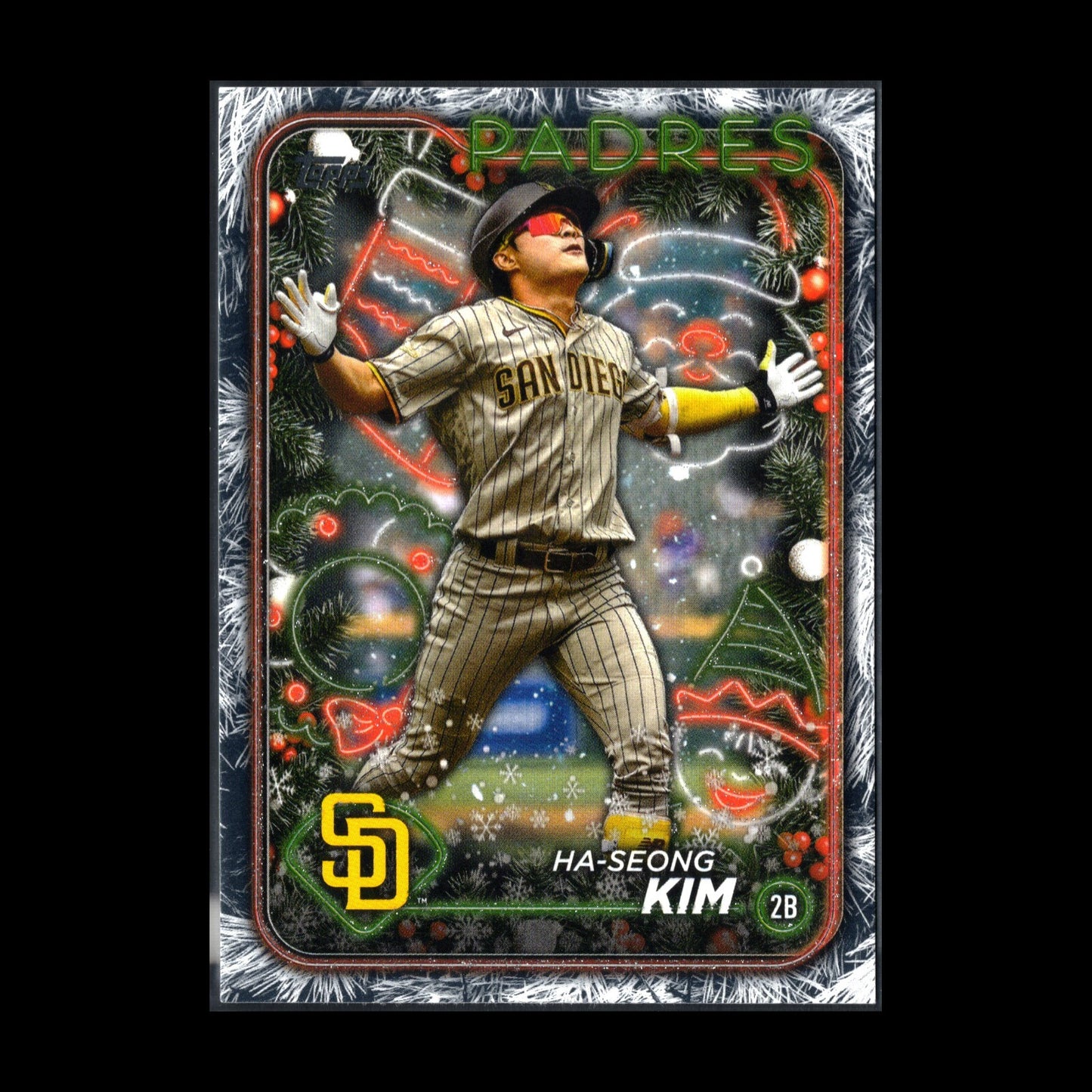 2024 Topps Holiday HA-SEONG KIM #H189 Holiday Tree - San Diego Padres