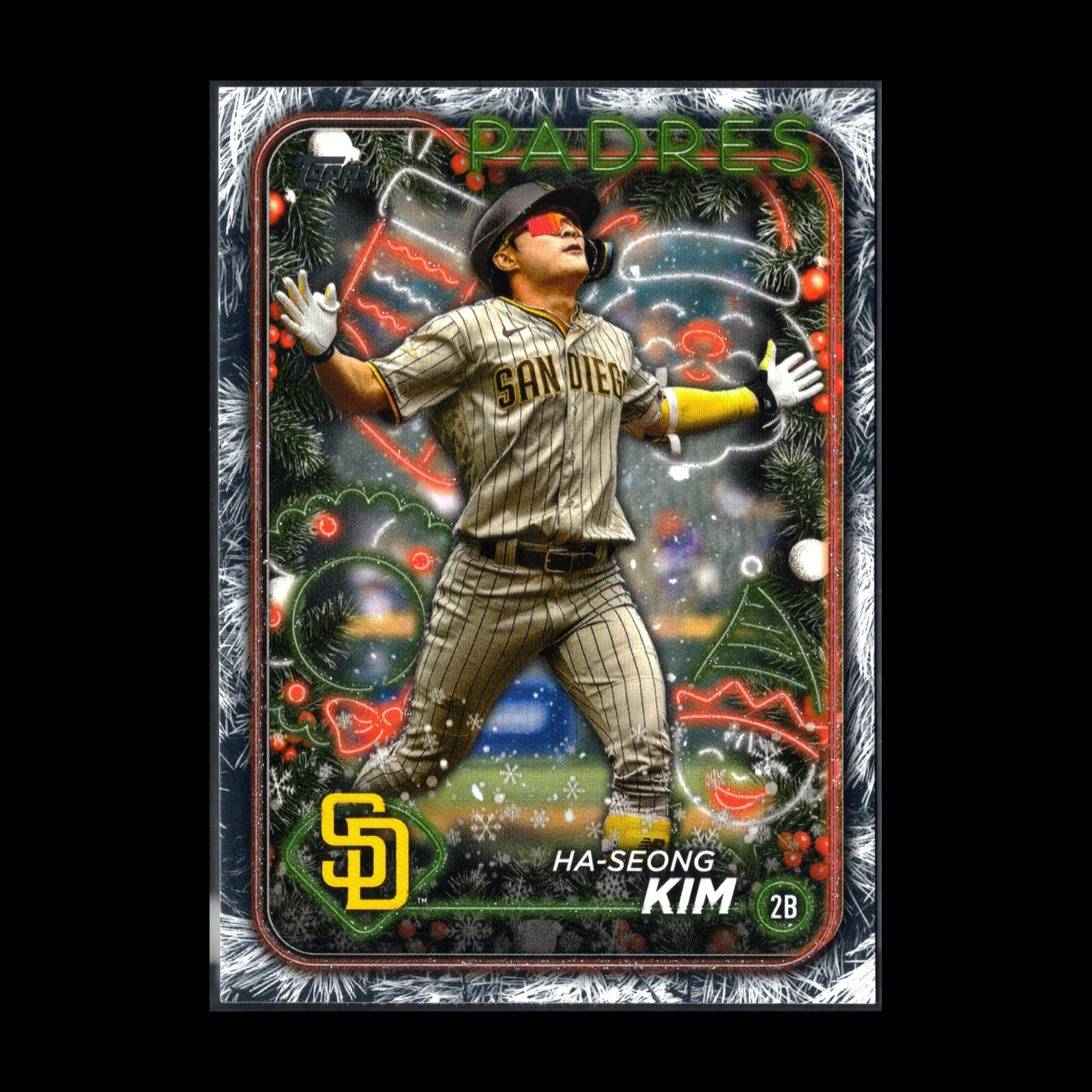 2024 Topps Holiday HA-SEONG KIM #H189 Holiday Tree - San Diego Padres