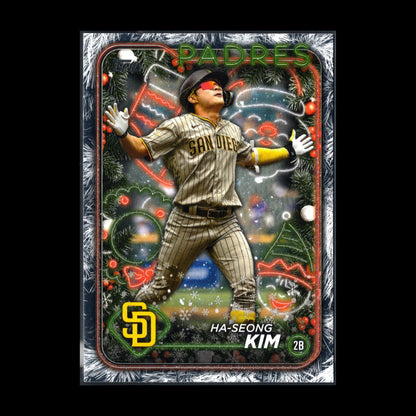 2024 Topps Holiday HA-SEONG KIM #H189 Holiday Tree - San Diego Padres