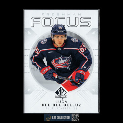 2024-25 UD SP Authentic LUCA DEL BEL BELLUZ #FF-40 Freshman Focus Rookie RC