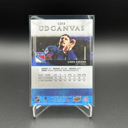 2023-24 UD Extended series CHRIS KREIDER #C313 UD Canvas - New York Rangers