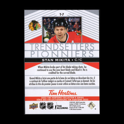 2023 UD Tim Hortons STAN MIKITA #T-7 Trendsetters - Chicago Blackhawks