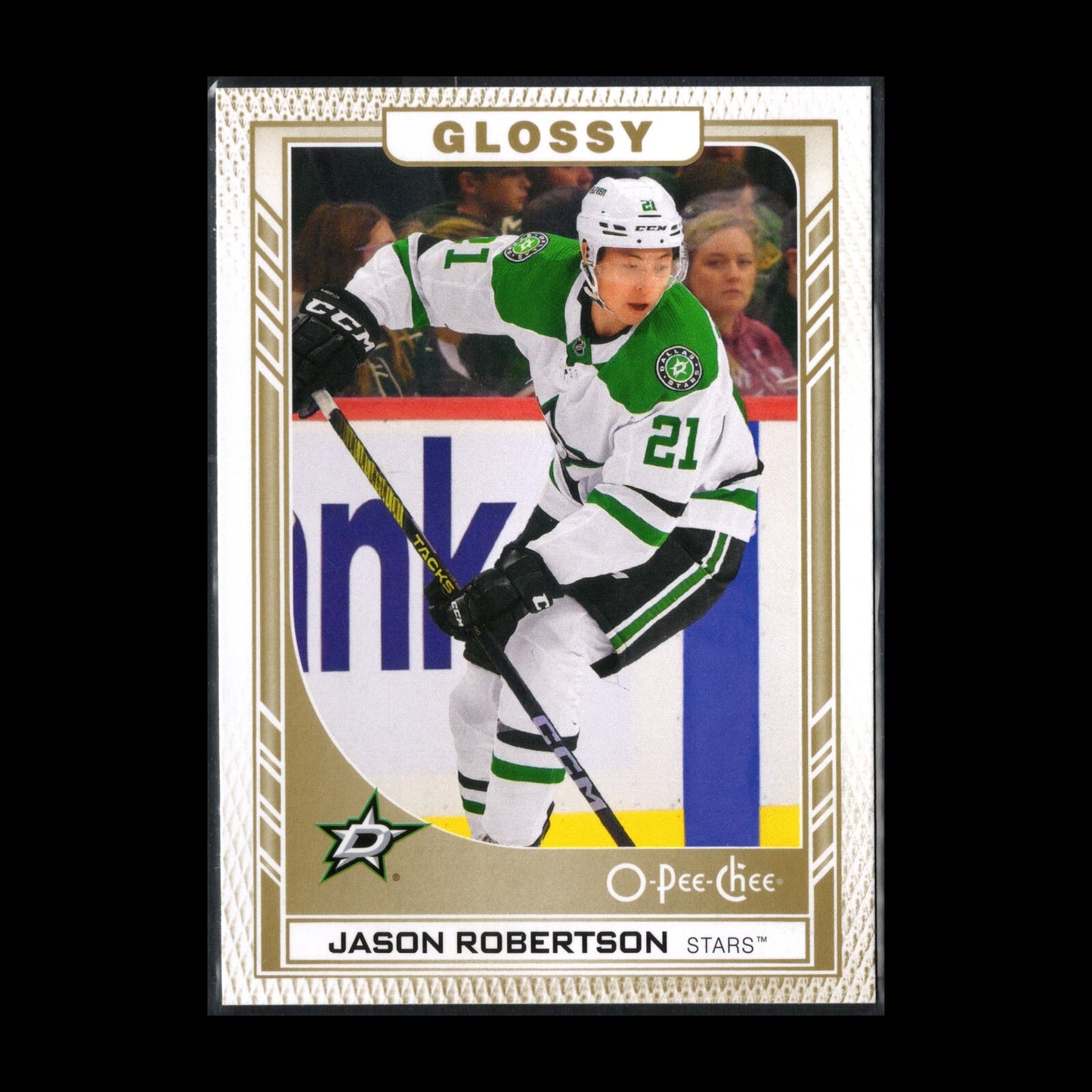 2023-24 UD Series 2 JASON ROBERSTON #R-43 O-Pee-Chee Glossy Gold - Dallas Stars