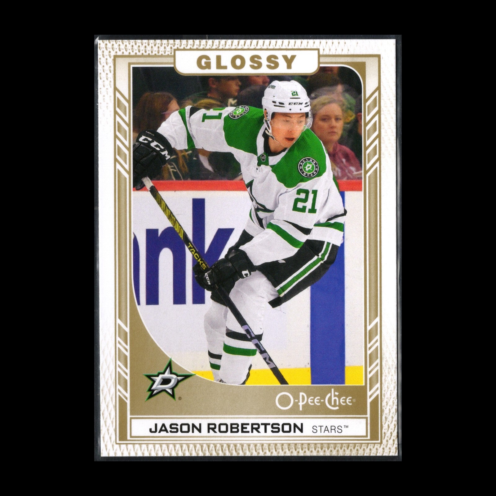 2023-24 UD Series 2 JASON ROBERSTON #R-43 O-Pee-Chee Glossy Gold - Dallas Stars