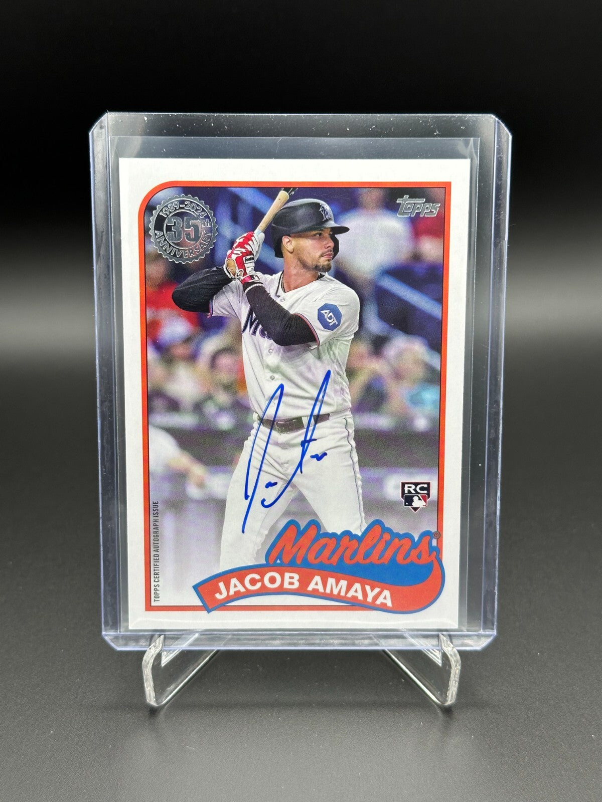 2024 Topps Series 1 JACOB AMAYA #89BA-JA Rookie Autograph