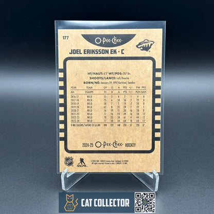 2024-25 O-Pee-Chee Hockey JOEL ERIKSSON EK #177 Retro - Minnesota Wild