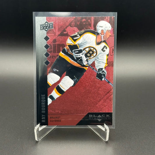 2009-10 UD Black Diamond RAY BOURQUE #192 Ruby /100 - Boston Bruins
