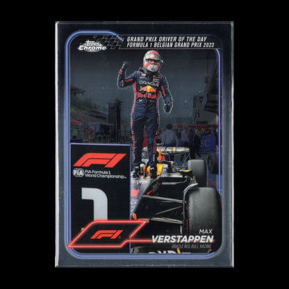 2024 Topps Chrome Formula 1 MAX VERSTAPPEN #170 Grand Prix Driver of the Day