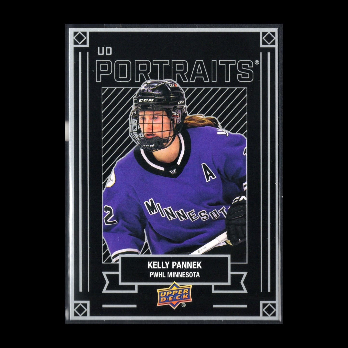 2024-25 UD PWHL KELLY PANNEK #P-4 UD Portraits - 1st EDITION!