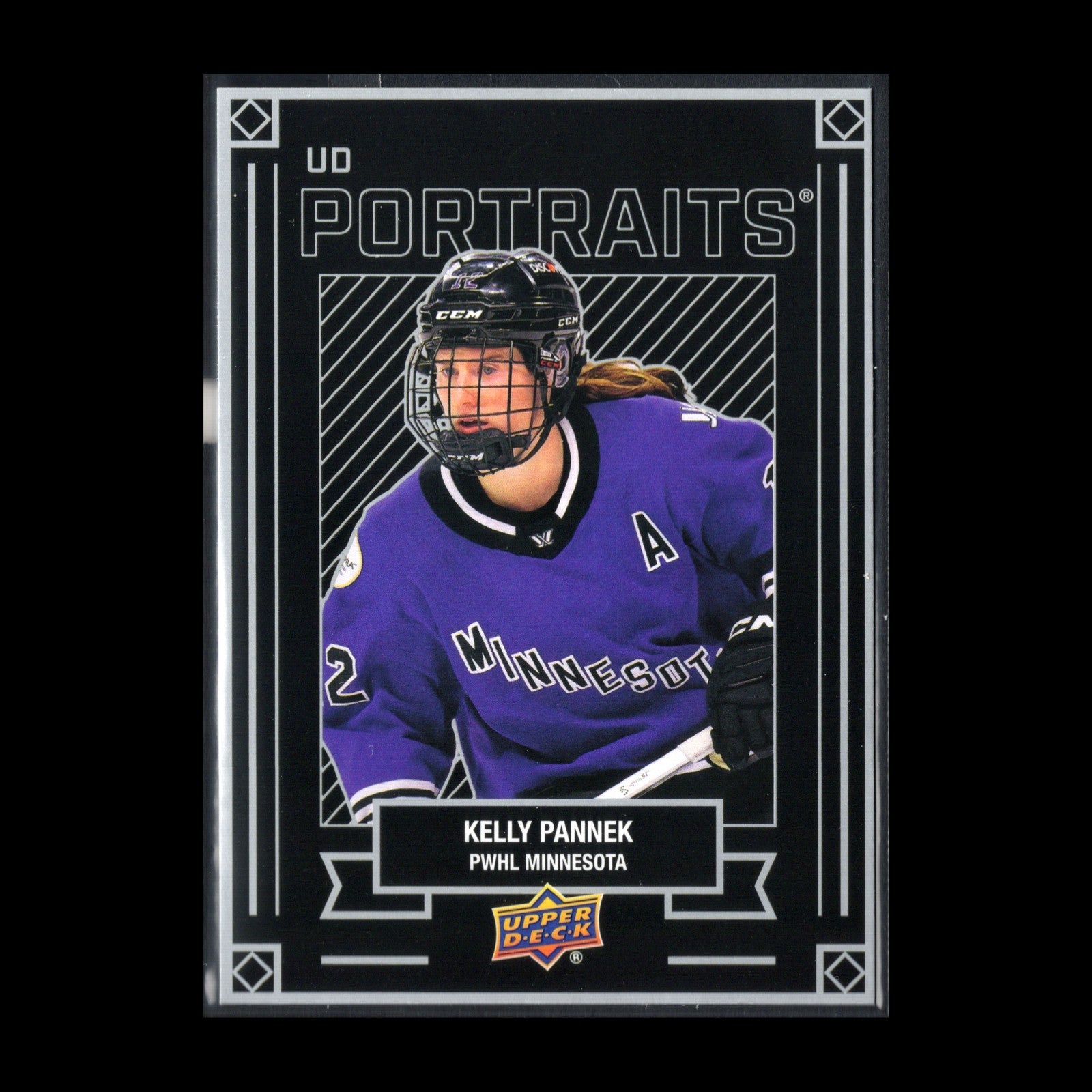 2024-25 UD PWHL KELLY PANNEK #P-4 UD Portraits - 1st EDITION!