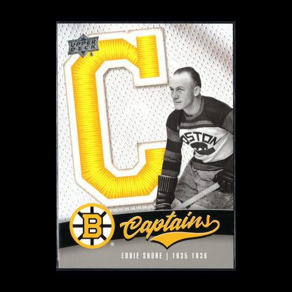 2023-24 UD Boston Bruins Centennial EDDIE SHORE #162 Captains