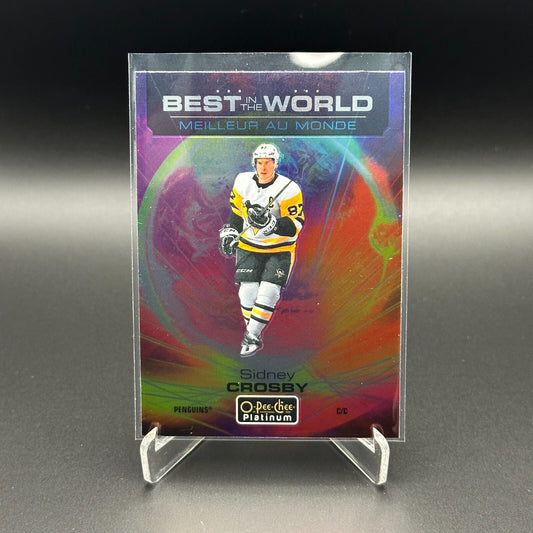 2020-21 O-Pee-Chee Platinum SIDNEY CROSBY #BW-3 Best in the World