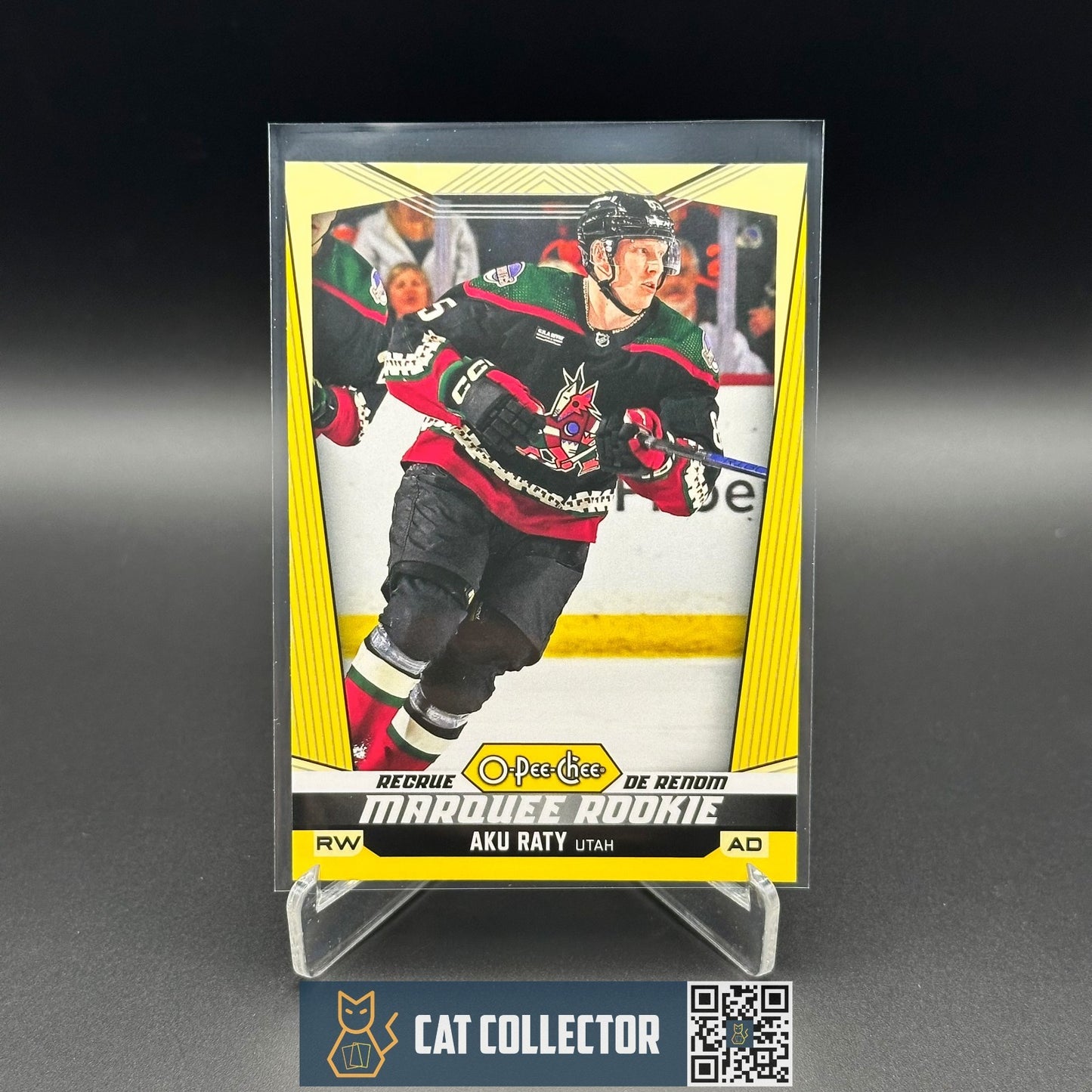 2024-25 O-Pee-Chee Hockey AKU RATY #569 Marquee Rookie Yellow border parallel RC