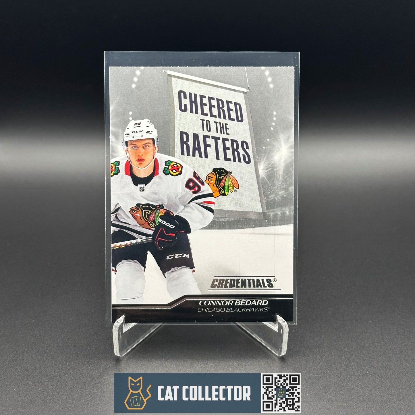 2024-25 UD Credentials CONNOR BEDARD #CR-CB Cheered to the Rafters