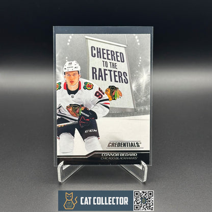 2024-25 UD Credentials CONNOR BEDARD #CR-CB Cheered to the Rafters