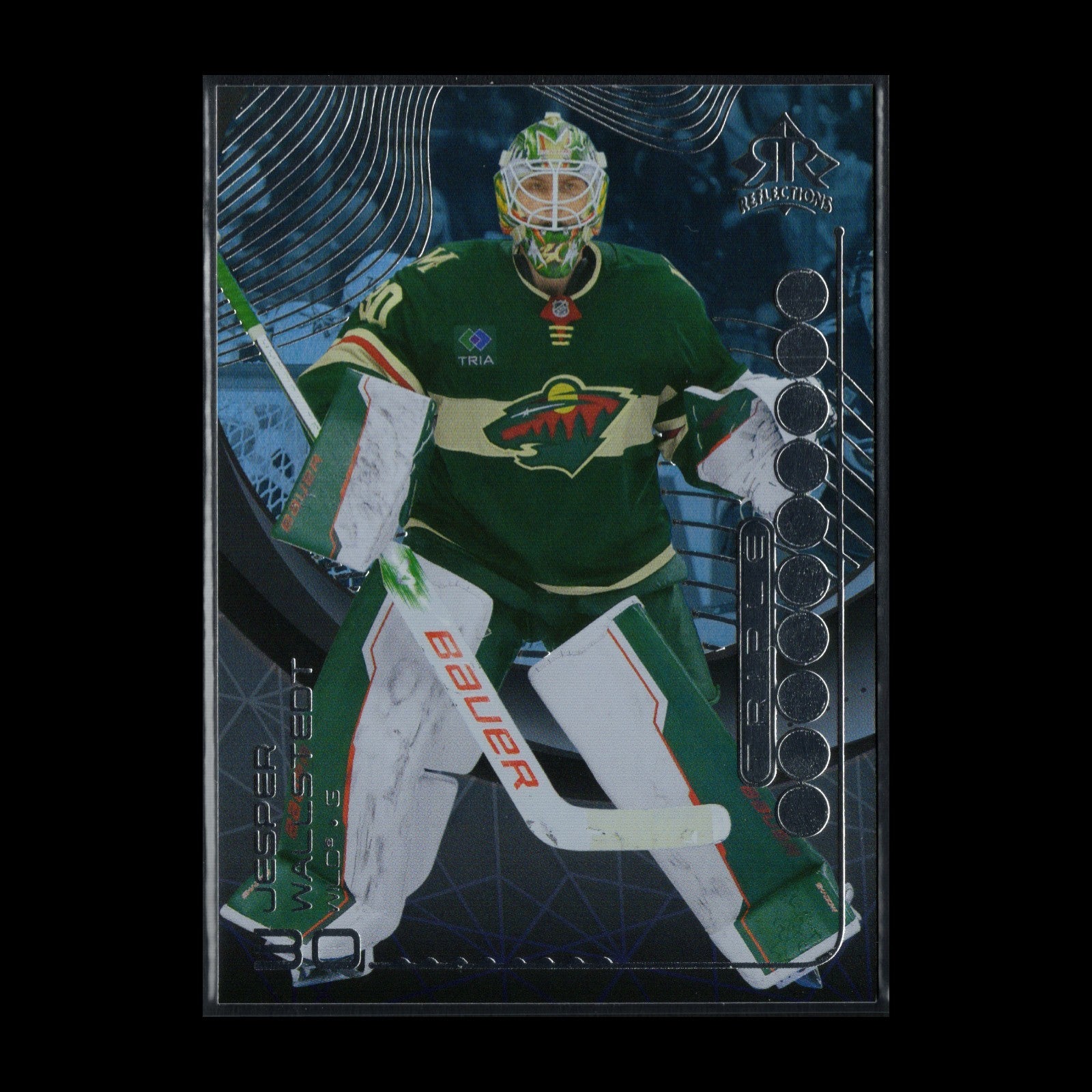 2024-25 UD Extended JESPER WALLSTEDT #TDR-3 Triple Dimensions Reflections Rookie