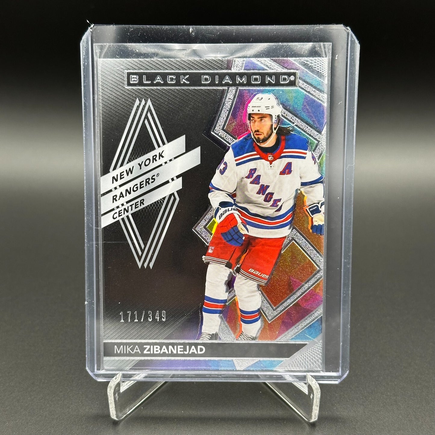 2020-21 UD Black Diamond MIKA ZIBANEJAD #BDB-MZ /349 - NY Rangers
