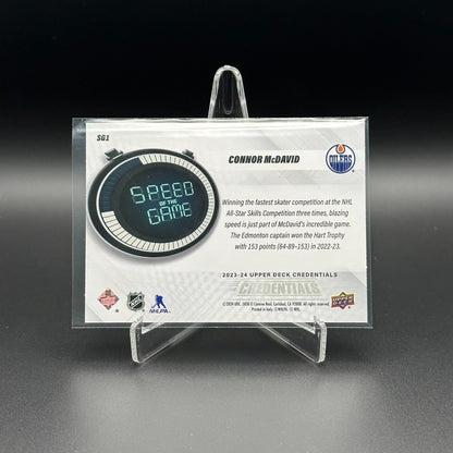 2023-24 Upper Deck Credentials Speed of the Game Inserts ~ YOU PICK from list!