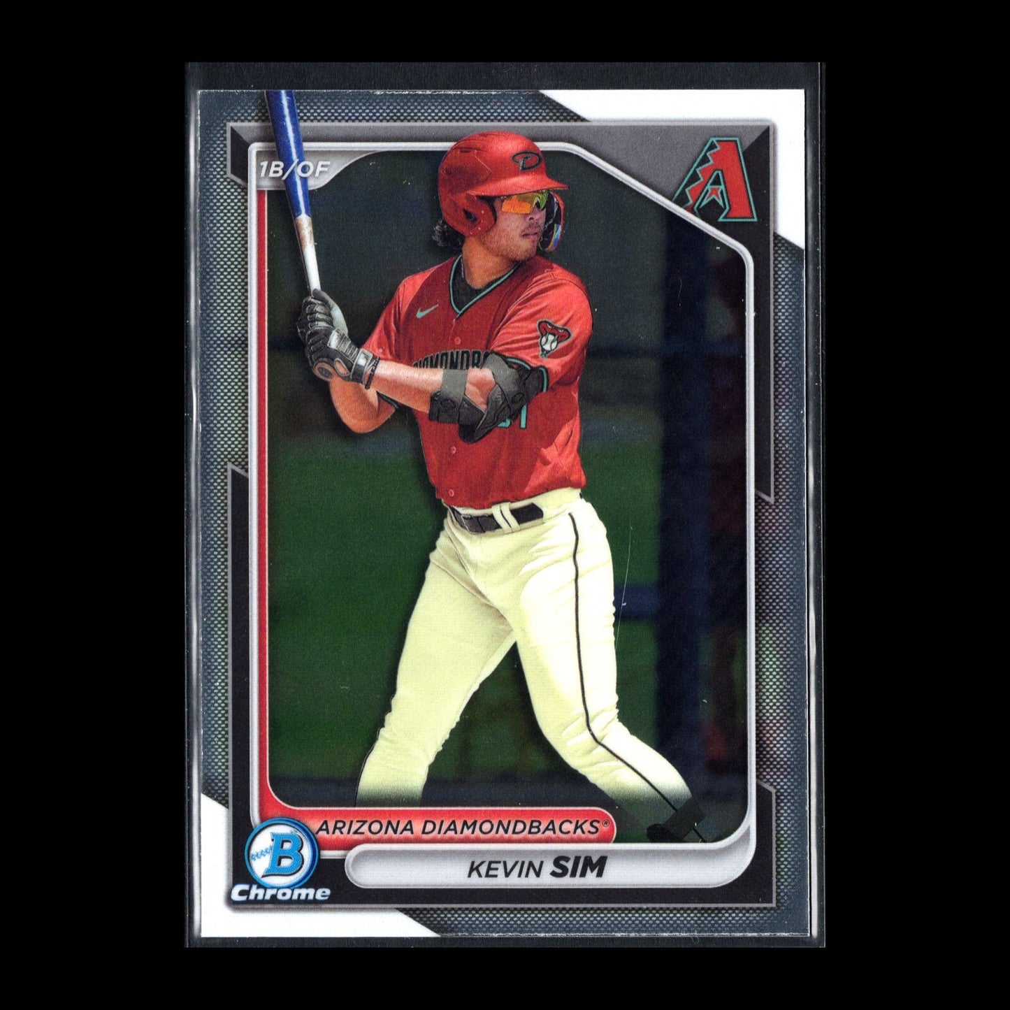 2024 Topps Chrome Bowman KEVIN SIM #BCP-34 Prospect RC - Arizona Diamondbacks