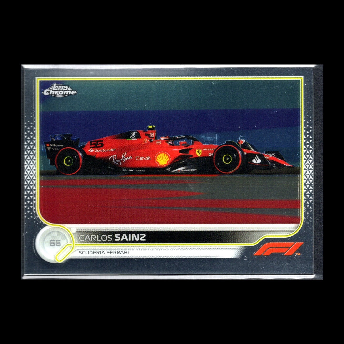 2022 Topps Chrome F1 Formula 1 CARLOS SAINZ #118 - Scuderia Ferrari