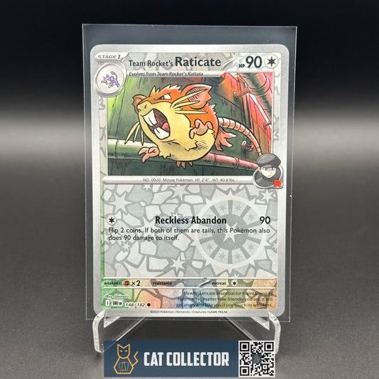 2025 Pokemon TCG Scarlet & Violet - Destined Rivals RATICATE #148 Reverse Holo