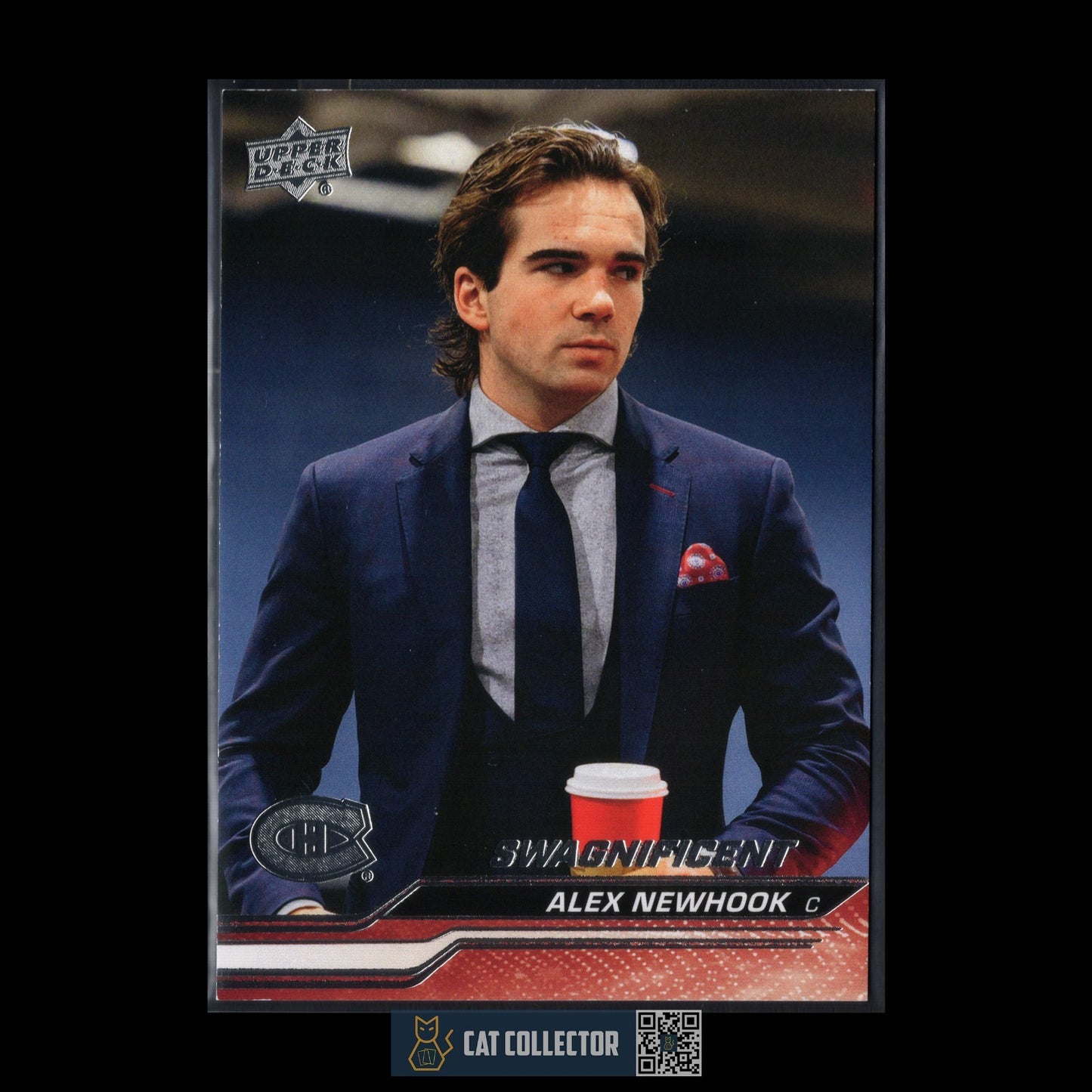 2023-24 UD Extended Series ALEX NEWHOOK #574 Swagnificient - Montreal Canadiens