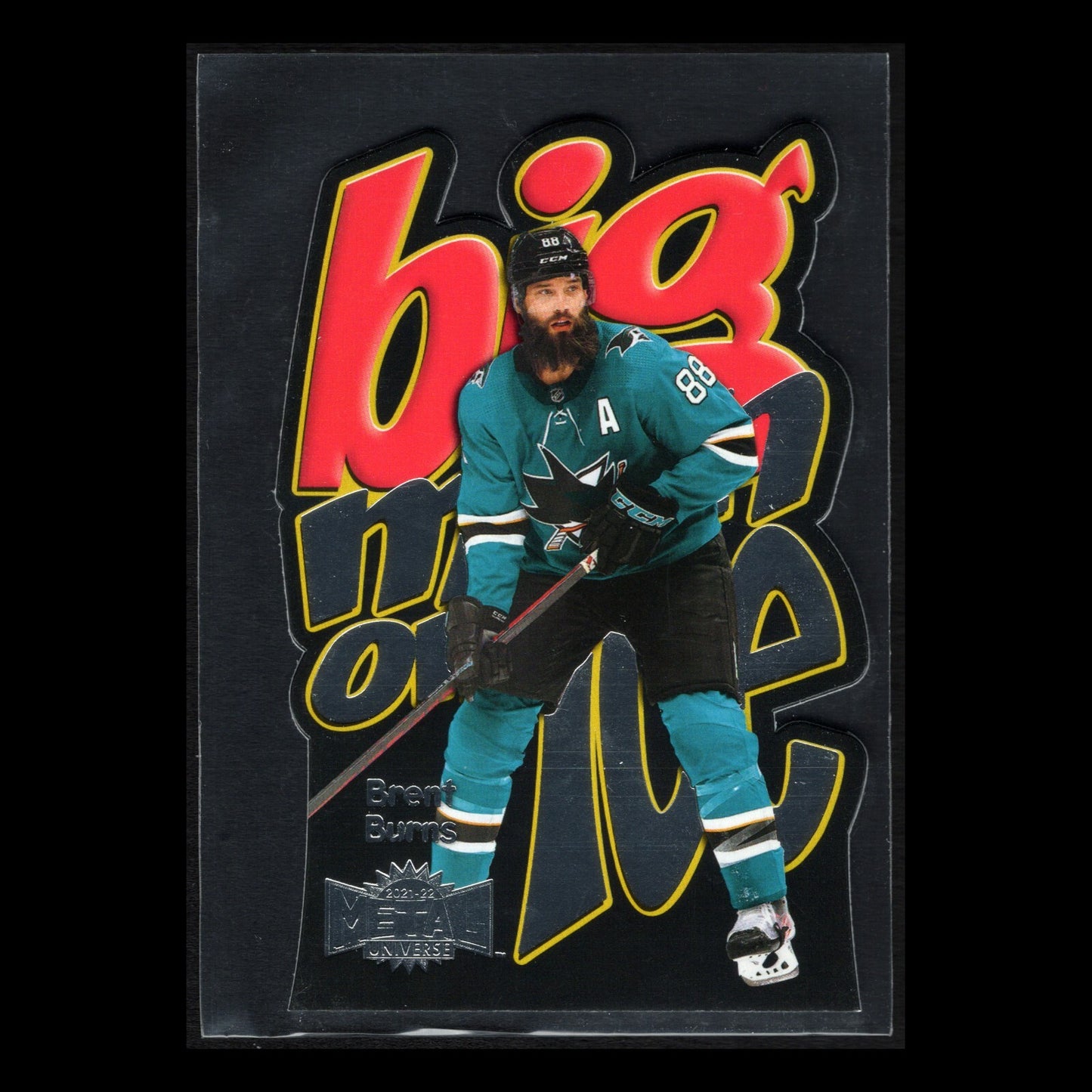 2021-22 Skybox Metal Universe BRENT BURNS #BM-22 Big Man on Ice