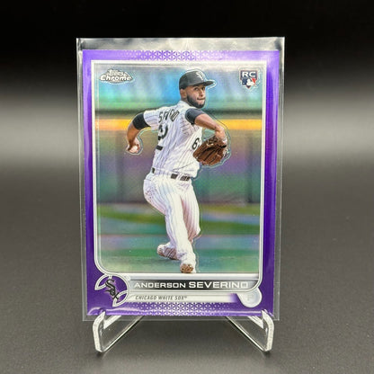 2022 Topps Chrome Updated Series ANDERSON SEVERINO #USC22 Purple Border Parallel